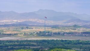 Tiros disparados na fronteira entre as Coreias do Sul e do Norte.
