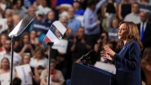 Kamala ataca Trump e defende aborto em comício
