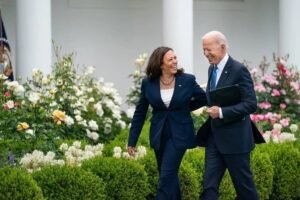 Vice-presidente Kamala Harris buscará nomeação democrata nos EUA.
