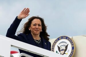 Kamala lidera por pequena margem nas eleições EUA.