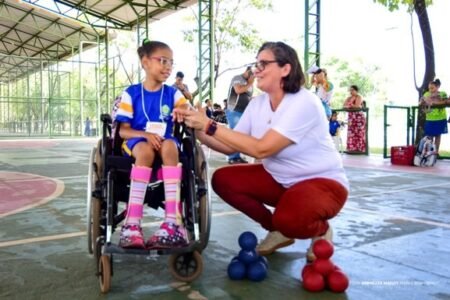 Inclusão ganha força na 4ª edição dos Jogos Escolares da Rede Municipal Inclusão ganha força na 4ª edição dos Jogos Escolares da Rede Municipal