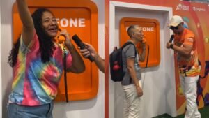 Big Fone desafia fãs em shopping de Fortaleza; BBB 26 estreia nesta segunda (12)